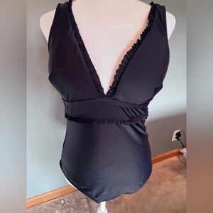 Tommy Hilfiger Navy Blue One Piece Swimsuit